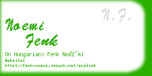 noemi fenk business card